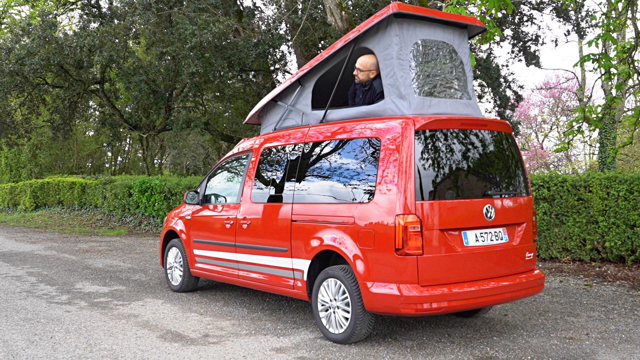 Reimo Weekender 2 : couchage maxi dans un mini-van sur Volkswagen