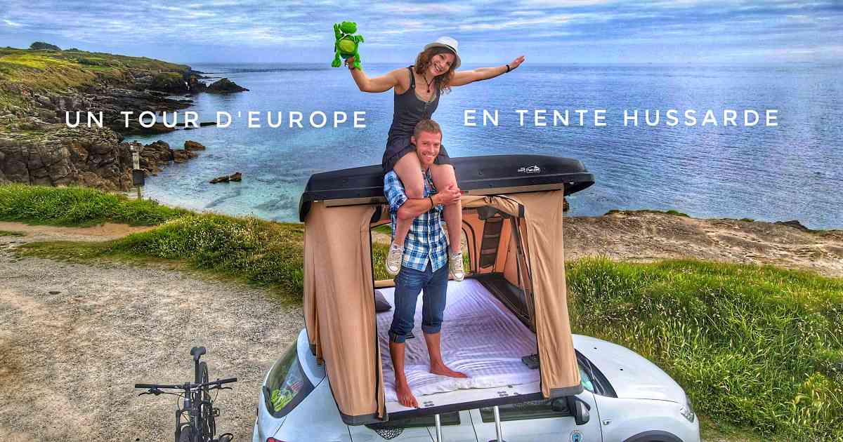 Un tour d'Europe de 35.000 km en Dacia et tente de toit | Fourgonlesite