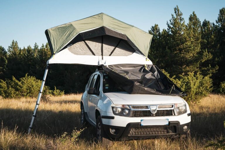 Tente Voiture Automatique Avec Télécommande | Auvent Portable 5m | Protection UV Et Pluie