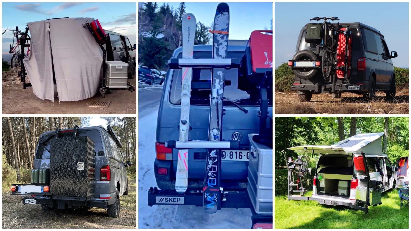 Skep, un porte-matériel bien pratique pour vans et fourgons aménagés -  Équipements et accessoires