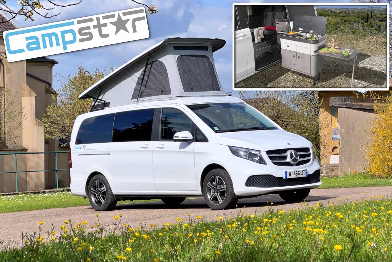 Campstar, la vanlife en Mercedes Classe V