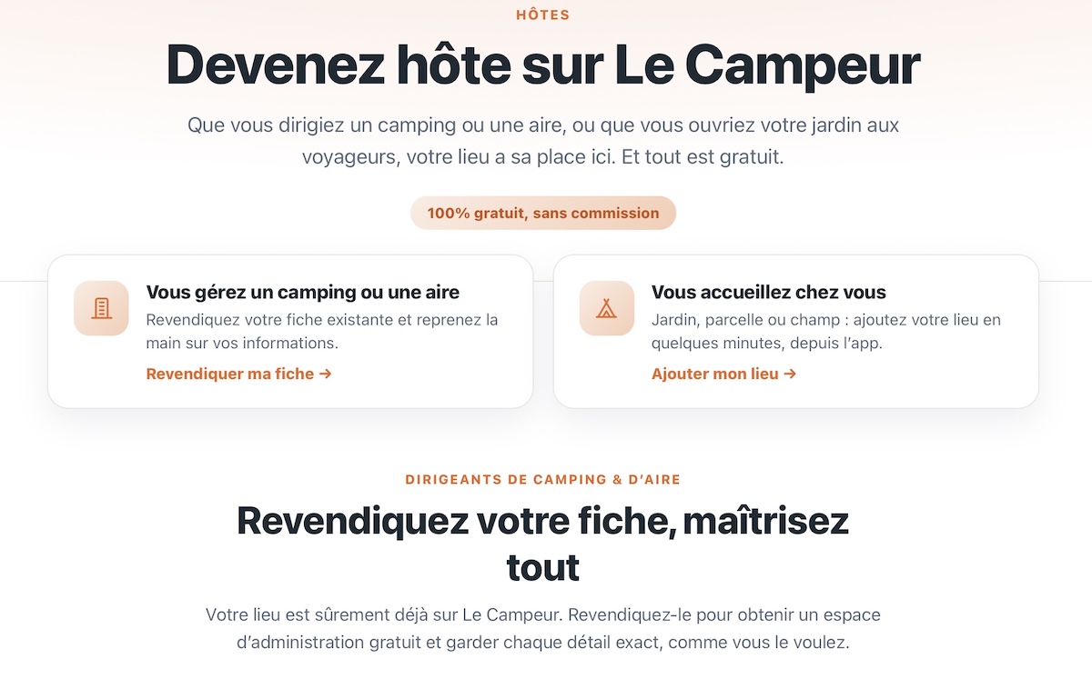 Stationnement camping-car