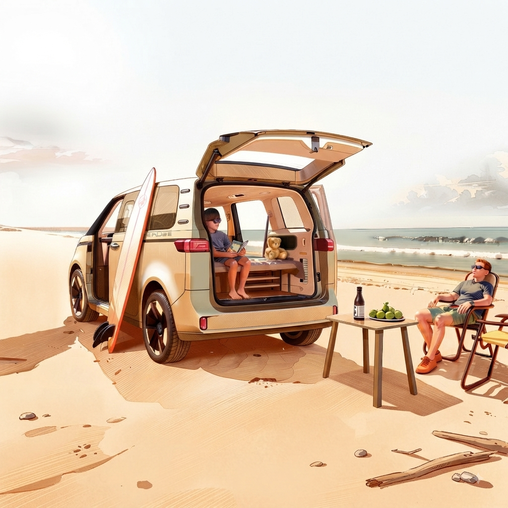 VW California électrique : VW California Cruise