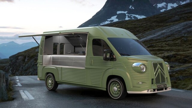 La maquette de la version Food Truck au catalogue du carrossier