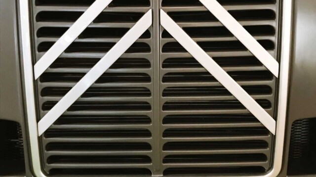 Les chevrons reproduisent parfaitement l'esthétique de l'époque