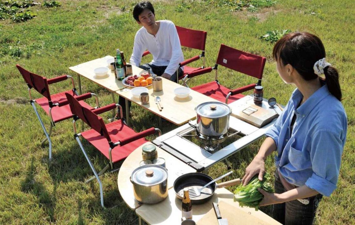 L'ultime solution si l'on souhaite vraiment cuisiner dehors : l'Iron Grill Table