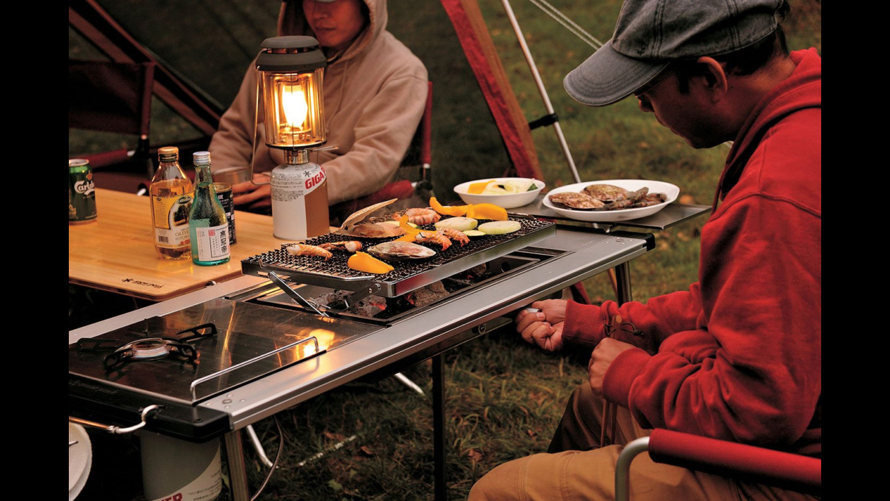 Iron Grill Table