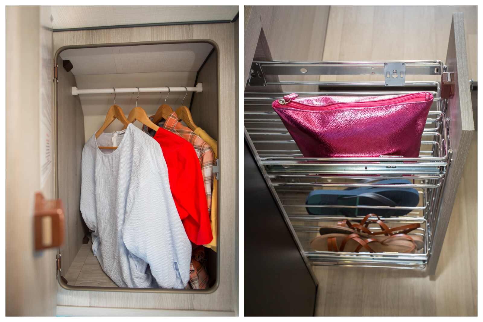 Les nombreux rangements du Duo Van