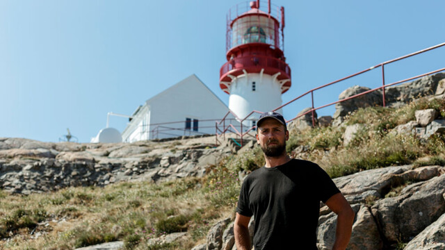 Basé à Lindesnes, Frank est l'un des deux derniers gardiens de phare de Norvège.