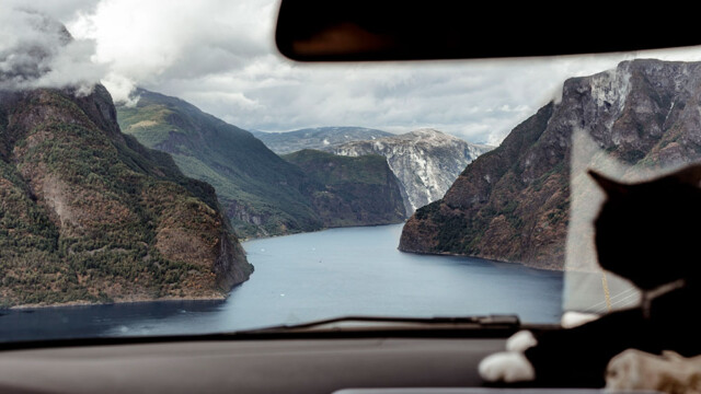 Sur la route des cols.