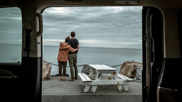 Étape avec vue à Kristiansud.