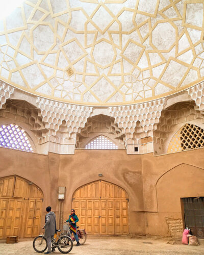 Une coupole du bazar de Yazd.