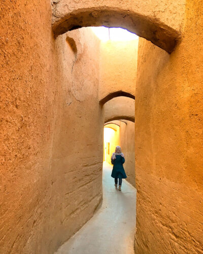 Dans les ruelles de la vieille ville de Yazd…