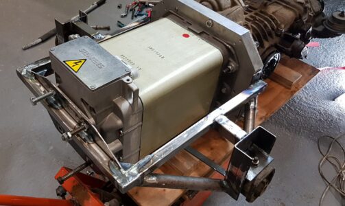 Une seconde vie attend ce moteur électrique Siemens issu d’un Ford Transit