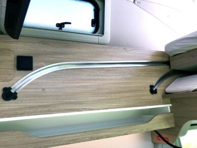 Le système ComfortSlide permet une installation rapide et sûre du lit de pavillon