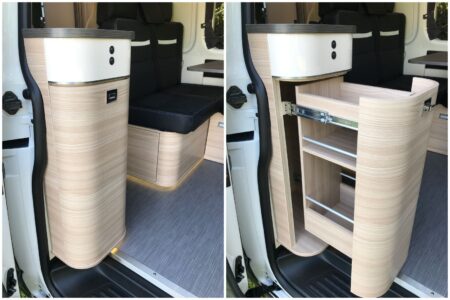 Le nouvelle façade latérale du meuble cuisine