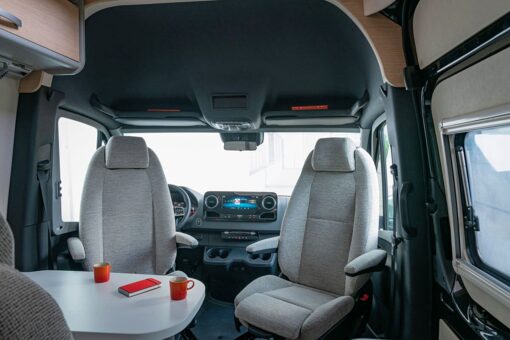Le design intérieur moderne de l'Hymer Free 600 S