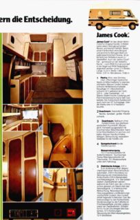 Le changement le plus notable sur les modèles 210 D et 310 D, est l'emplacement de la cuisine qui vient condamner l'accès aux portes arrières. Une grande baie permet d'utiliser le rétroviseur depuis la cabine.