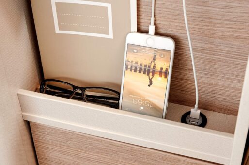 Bürstner a prévu des emplacements très fonctionnels pour les nombreuses prises USB