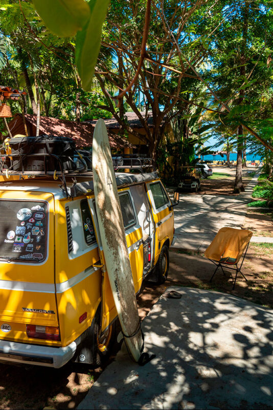 Benjamin a bien conscience de profiter d'un spot de rêve pour vivre son confinement.