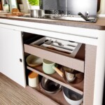 Bürstner Copa : porte coulissante pour un accès permanent.