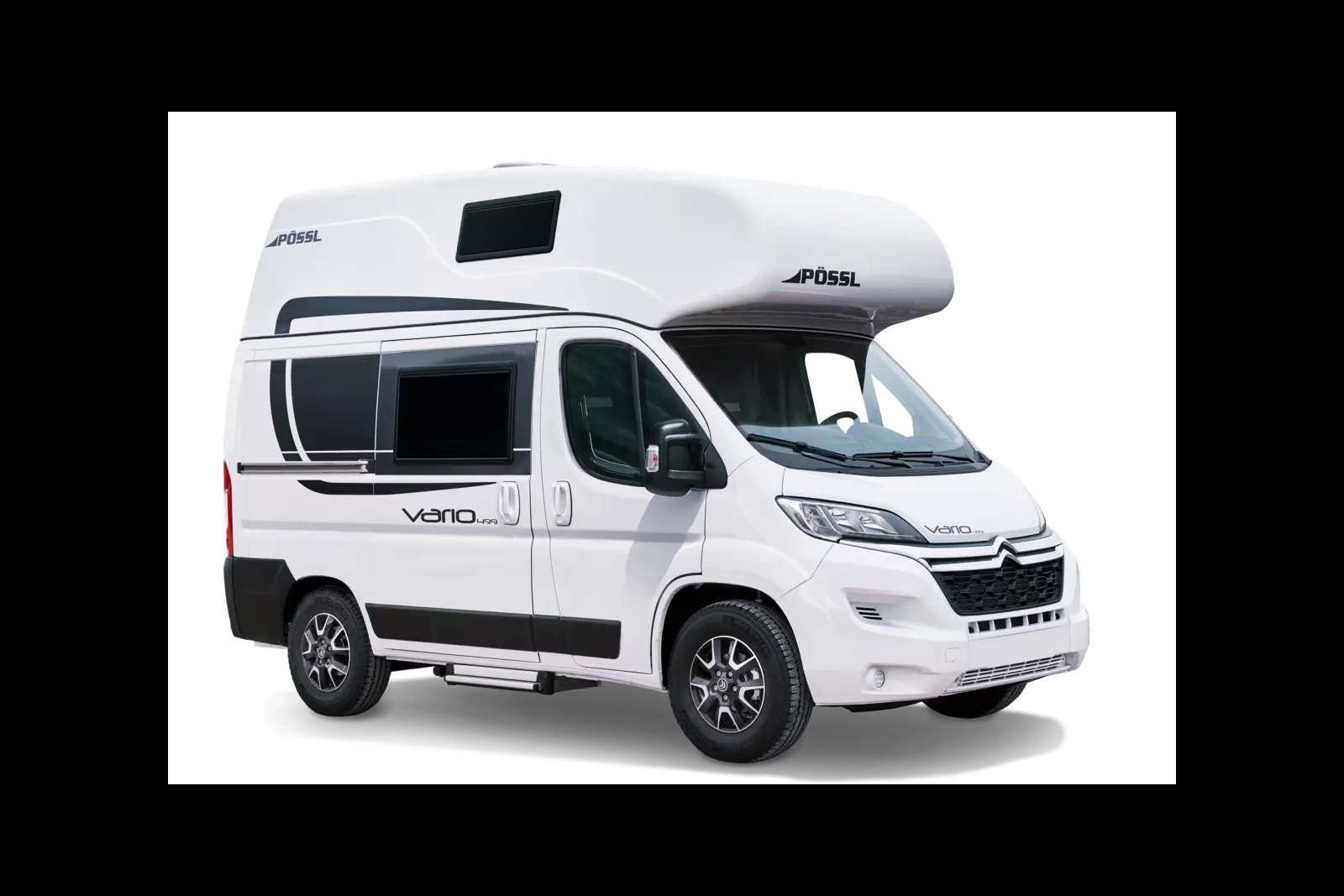 Pössl Vario 499 (4,96 m), un beau bébé de 3,14 m de haut aux allures de mini-capucine !