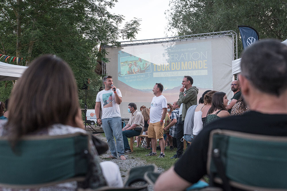 Quel plaisir de retourner au cinéma ! Les Coflocs nous ont présenté leur film Génération Tour du Monde. © Dana Tentea