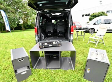 Les éléments de la Campbox sont facilement amovibles pour être stockés dans un garage ou utilisables en extérieur