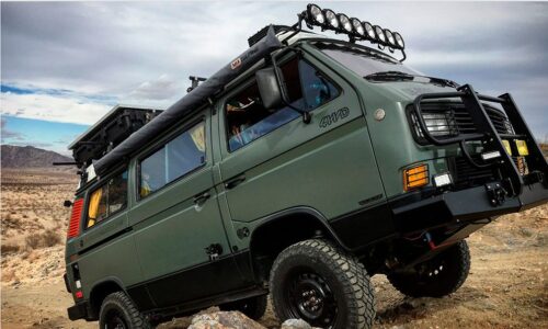 Le T3 SYncro de @liveworkwander a fait l'objet d'une préparation poussée à l'extrême ! © Ton Villano