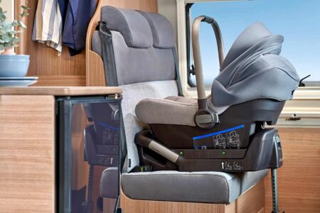 En 2022 tous les Camper Vans Carado seront proposés avec le système de fixation Isofix
