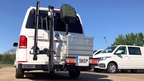 ...devenu réalité, le porte-matériel Skep fera son apparition publique au salon VDL du Bourget monté sur un Stylevan.