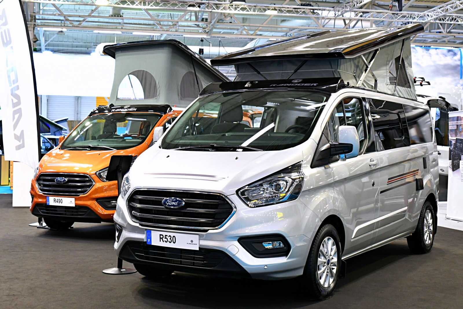 Randger R490 (4,97 m) et R530 (5,34 m) vans Randger sur Ford Custom