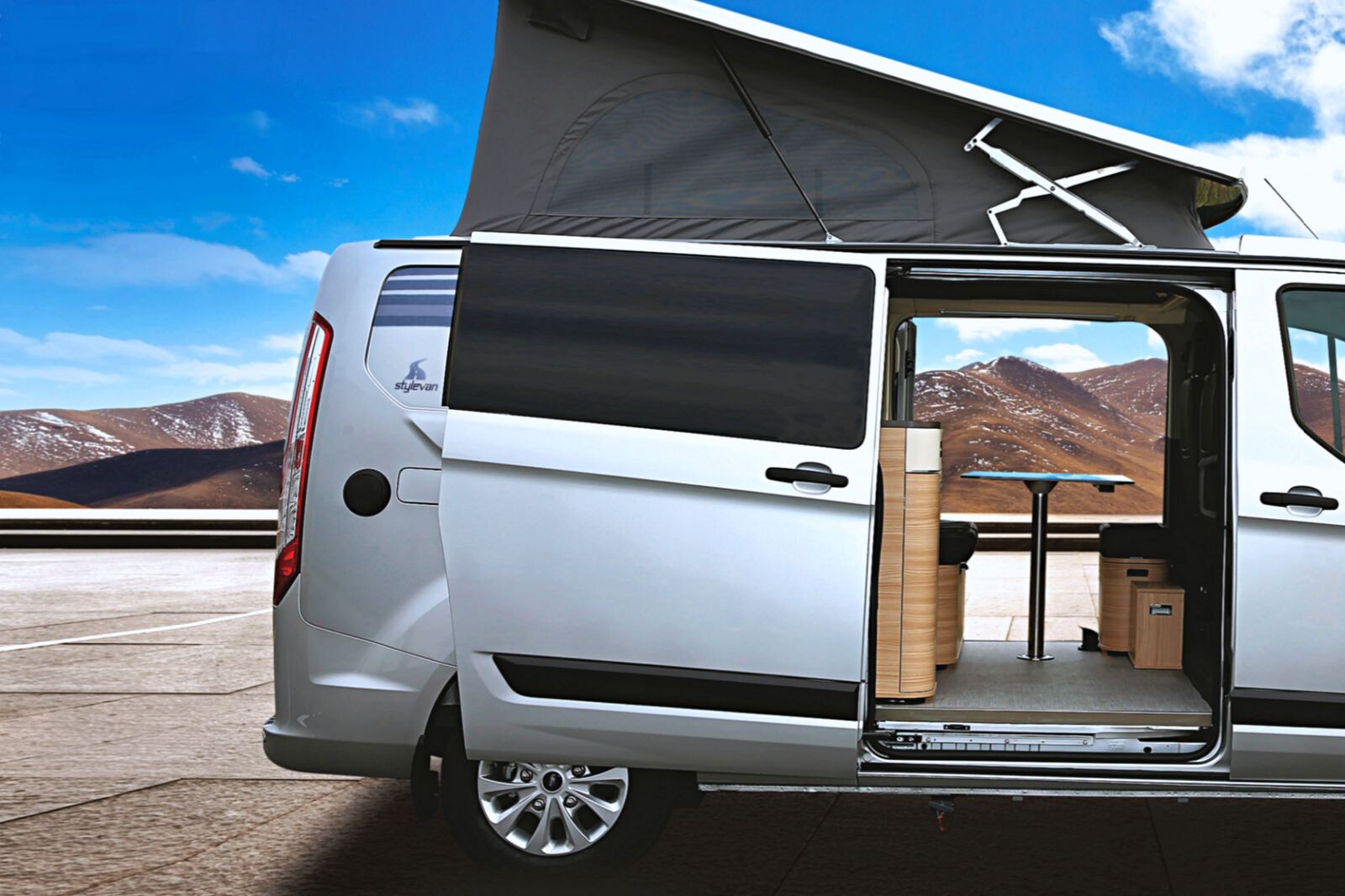 Stylevan Emotion Belize (5,34 m) double porte du Stylevan Belize