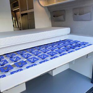 Matelas respirant sur sommier Froli