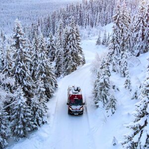 ...isolé, chauffé, équipé, un camper van est idéal pour une utilisation 4 saisons.