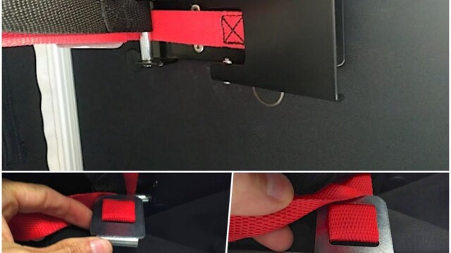 Nouveau système de verrouillage par fermeture à grenouillère.