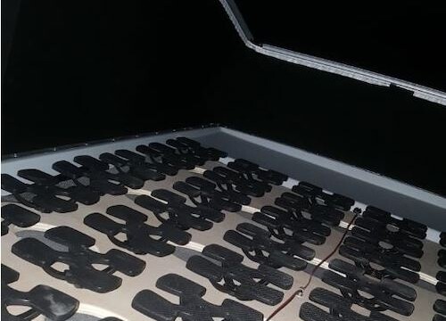 Sommier Froli sur panneau perforé et respirant.