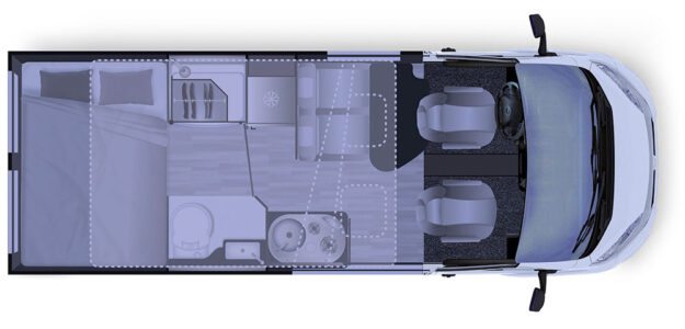 Dreamer D55 UP BLACK ADDICT, configuration nuit