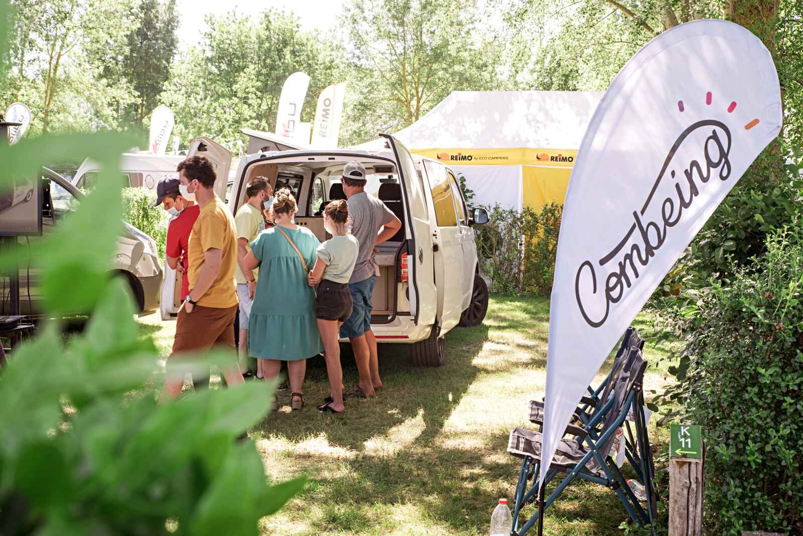 Les visiteurs du Grand Ouest pourront venir à la rencontre des équipes de Combeing et découvrir leurs kits et modules, au Camper Van Week-End près d'Angers, les 29, 30 avril et 1er mai 2022.