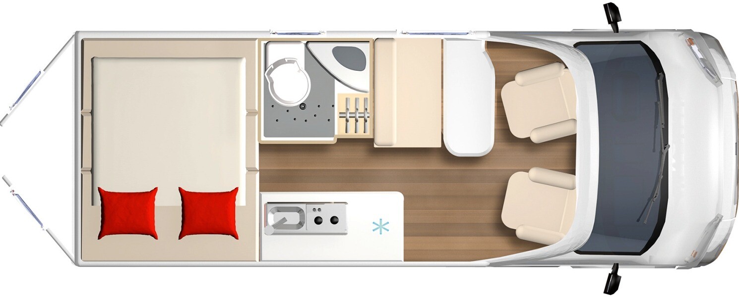 Bürstner Lineo C590 (5,98 m - Ford Transit)