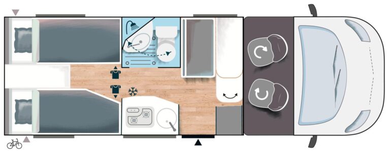 Challenger S217 GA – Lits jumeaux sur 6,59 m