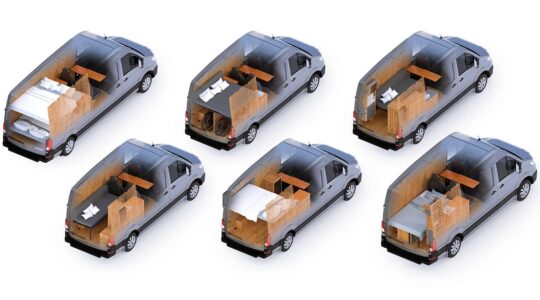 Les camper vans Castello composent une large gamme d'aménagements adaptés à tous les besoins