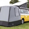 De nombreux systèmes d'auvent pour hayon sont disponibles sur le marché. Crédit ? Berger Camping