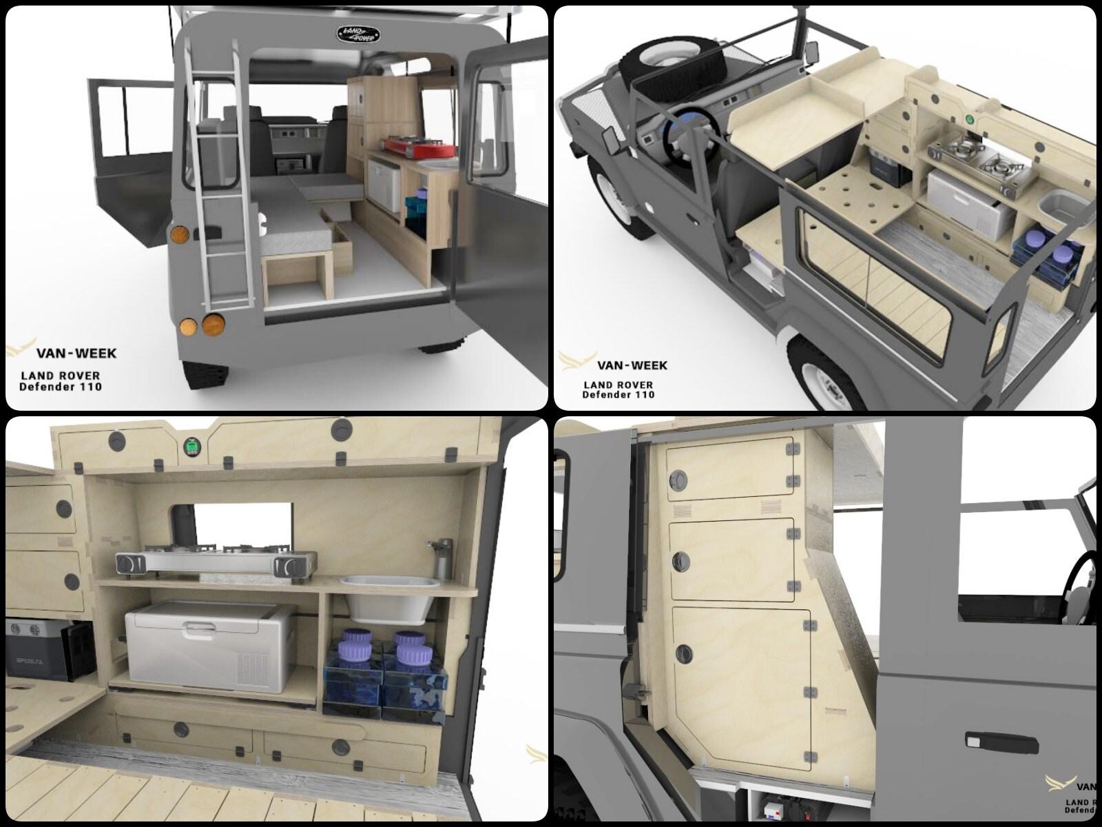 Avec ce projet d'aménagement sur Defender 4x4, Van Week ajoute une nouvelle corde à son arc.