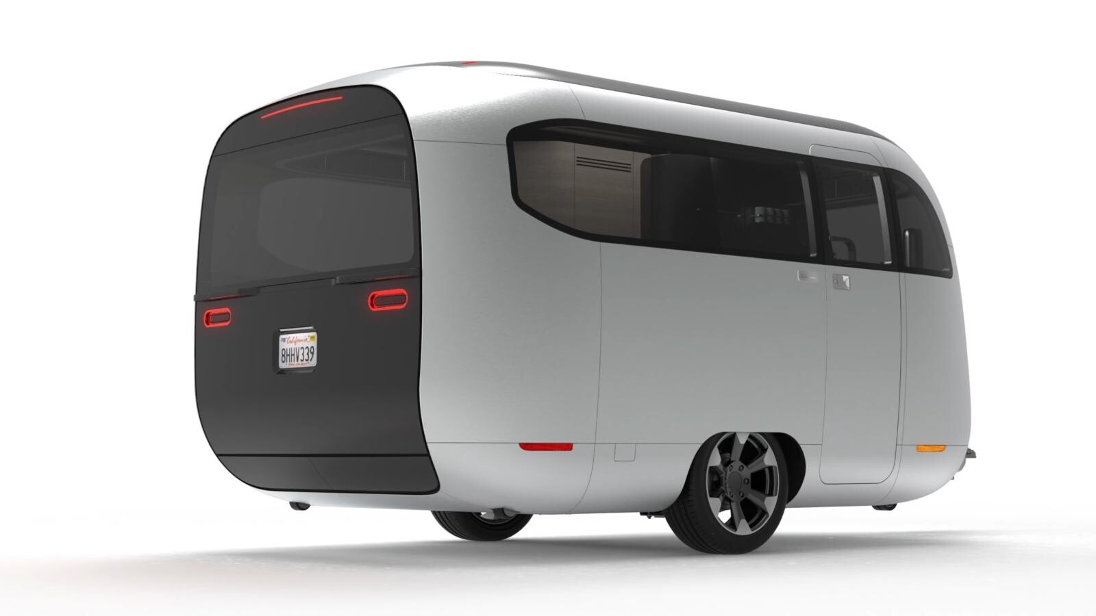 Prototype de caravane Airstream x Porsche