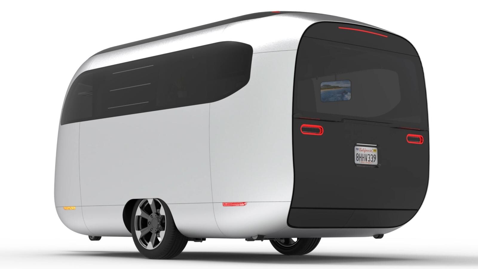 Prototype de caravane Airstream x Porsche