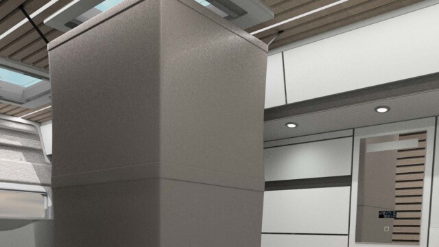 La douche ne se déploie que lorsque l'on en a besoin.