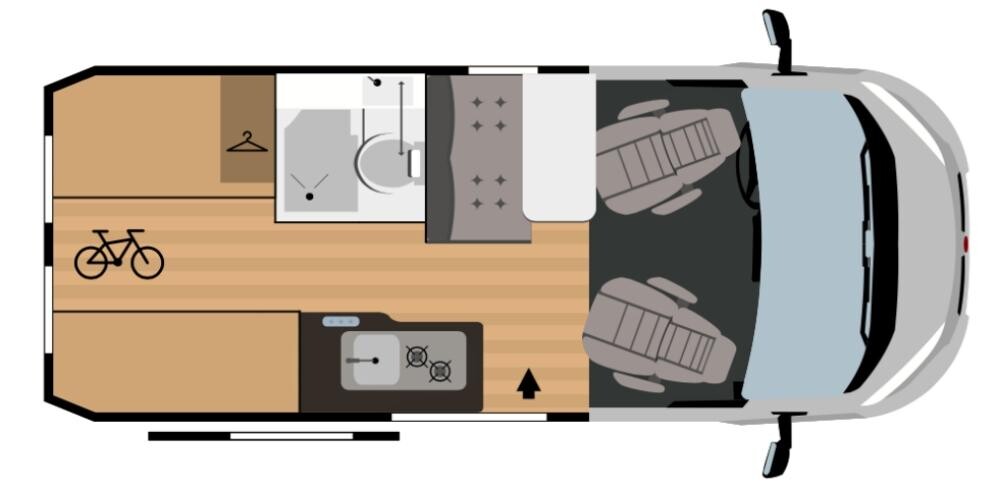 Rimor Horus 54 (5,41 m) sur Fiat Ducato 120 ch
