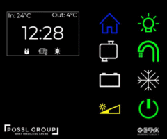 ... d'un écran OLED, qui affiche en supplément l'heure et la température (Summit "Shine" et "Prime").