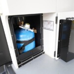 L'ouverture et la fermeture du réseau gaz se font directement sur la bouteille.